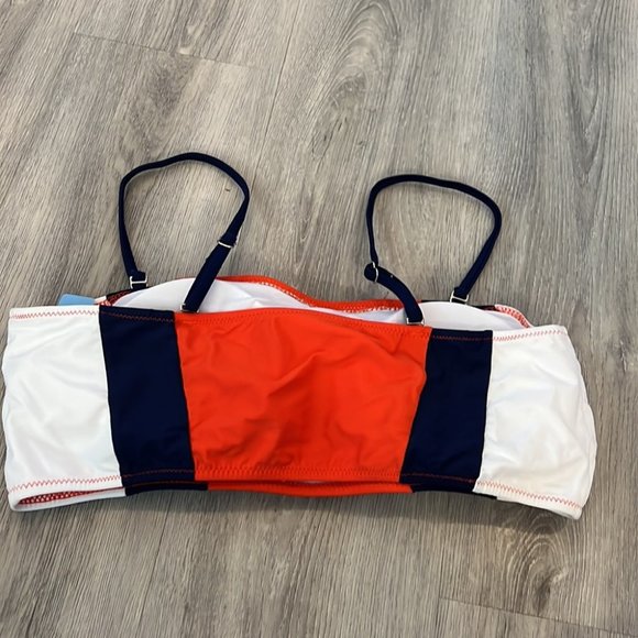 Cupshe red blue and white bikini top size XL NEW WITH TAGS - Picture 5 of 10